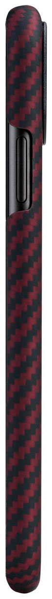 Чехол Pitaka для Apple iPhone 11, черно-красный , кевлар (арамид) Фото 2