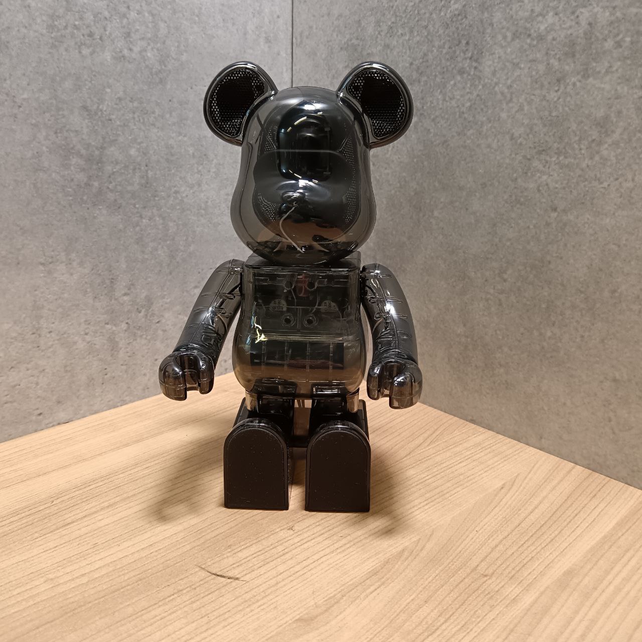 BE@RBRICK AUDIO 400% Portable Bluetooth, прозрачный черный Фото 2
