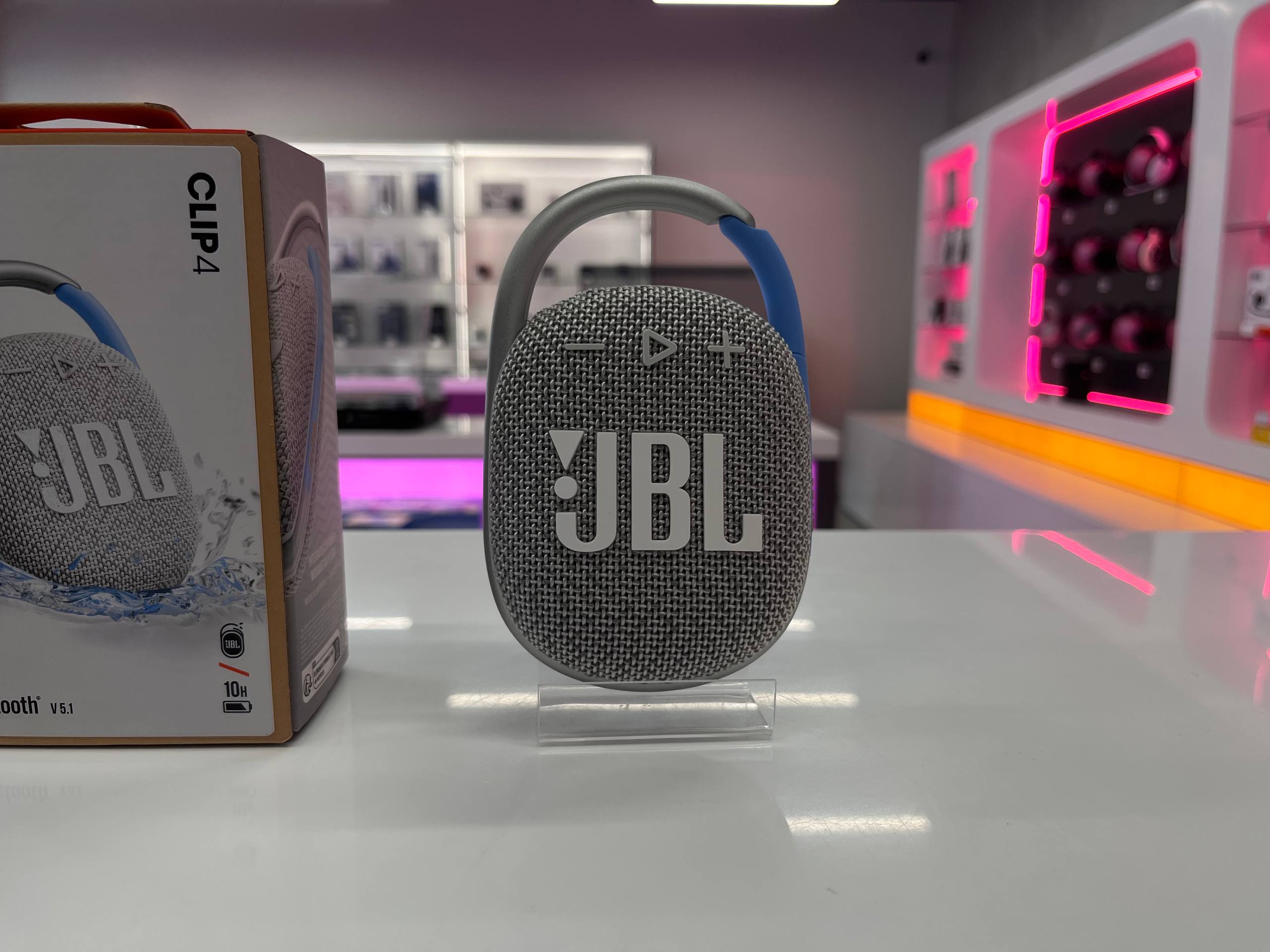 JBL Clip 4, белый/голубой Фото 2