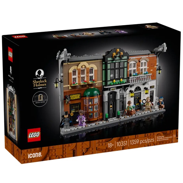 Конструктор LEGO Icons Шерлок Холмс: Книжный уголок 10351 Фото 0