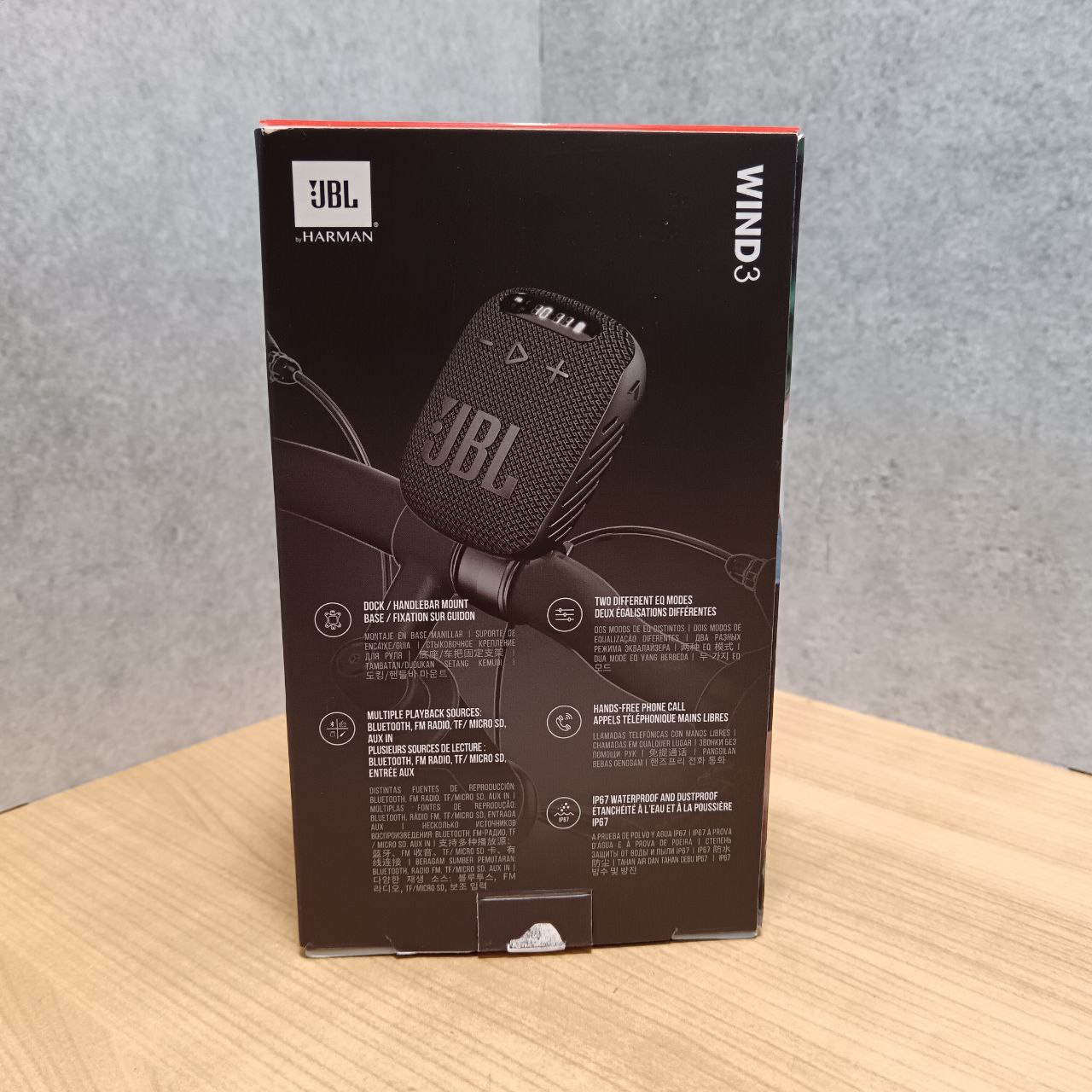 Портативная акустическая система JBL Wind 3S, черный Фото 3