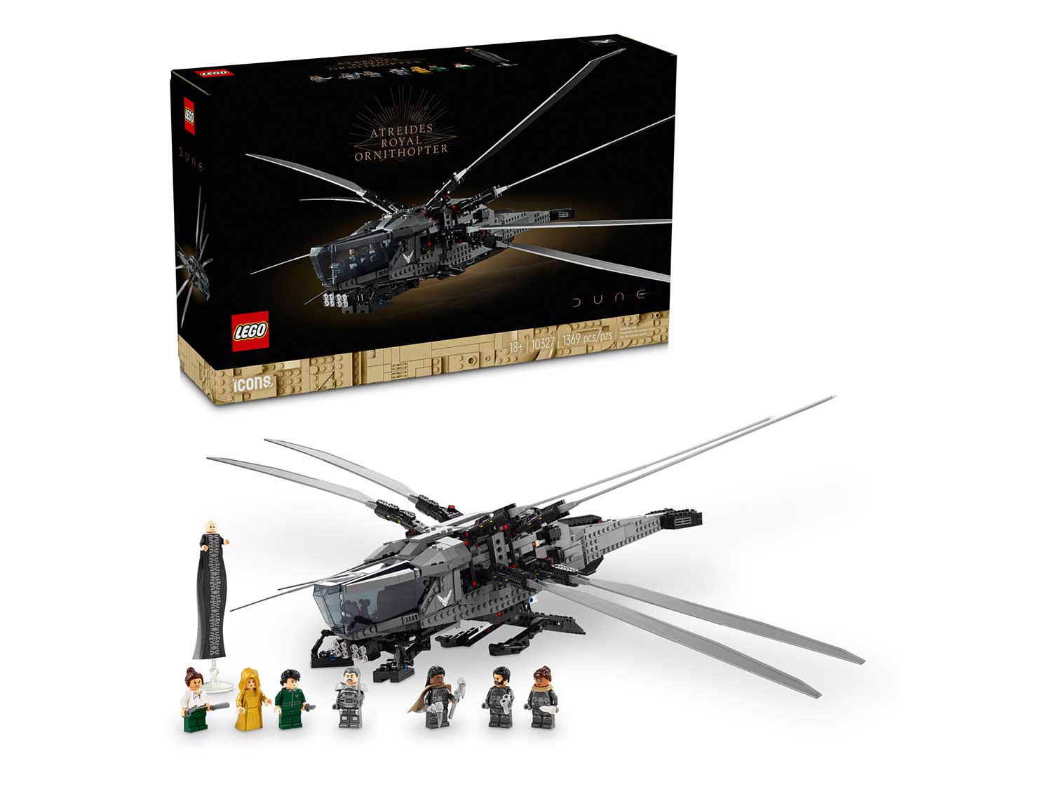 Конструктор LEGO Дюна: Королевский орнитоптер Атрейдесов (10327) Фото 4