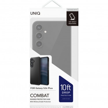 Чехол Uniq Combat для Galaxy S24 Plus, черный (GS24PHYB-COMBLK) Фото 3