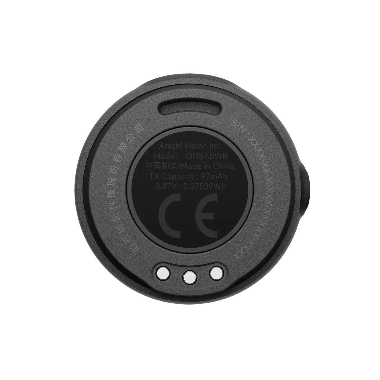 Беспроводной микрофон Insta360 Mic Air (1 TX + 1 RX), черный Фото 1
