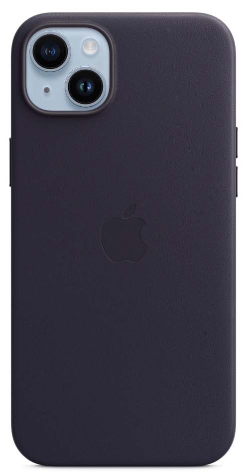 Кожаный чехол MagSafe для iPhone 14 Plus - Ink (MPPC3ZM/A) Фото 0