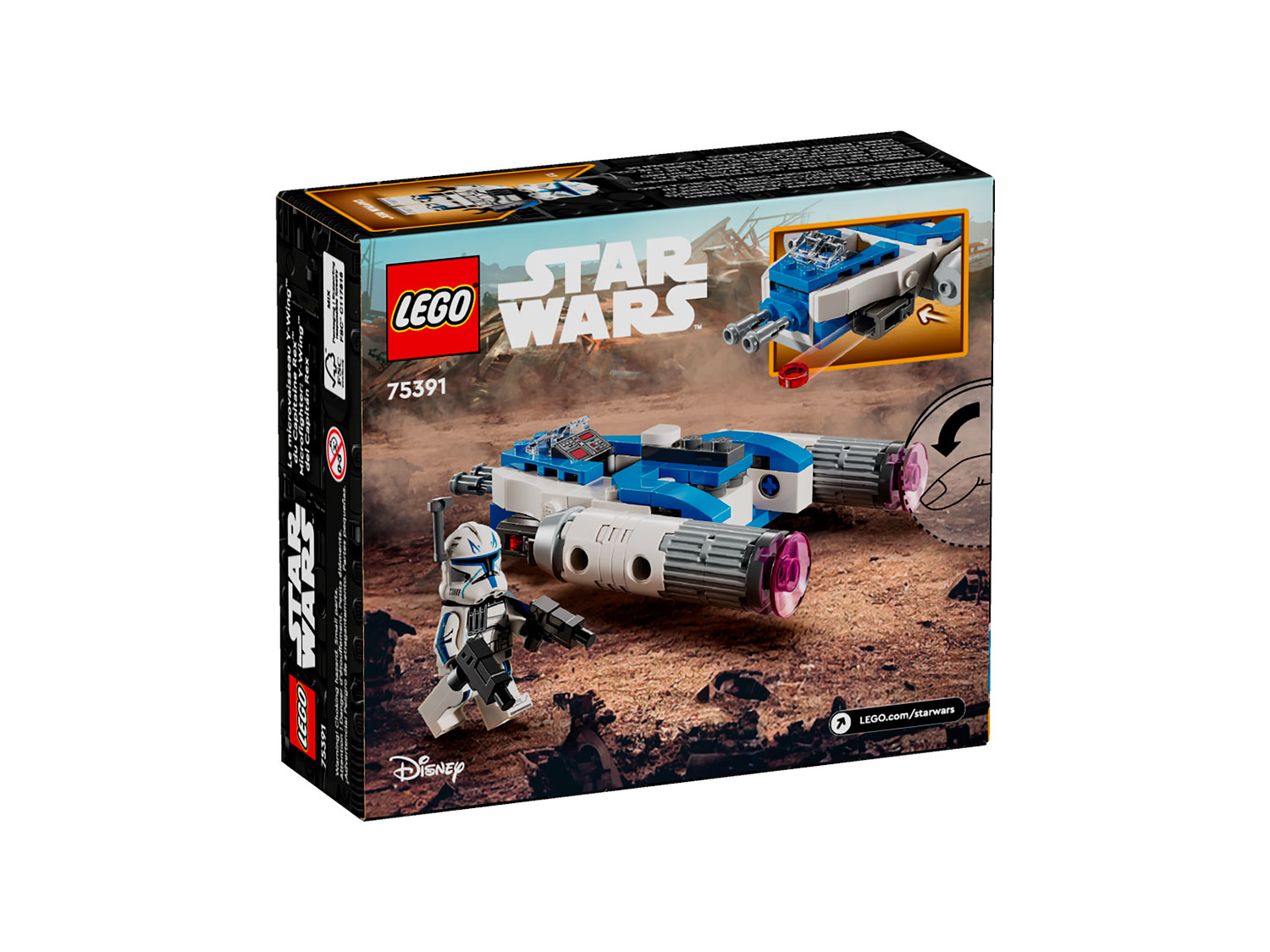 Конструктор LEGO Star Wars 75391 Микрофайтер Y-Wing Капитана Рекса Фото 5