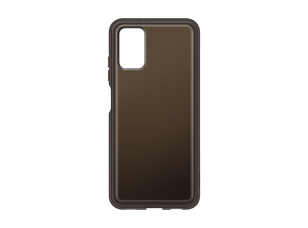 Чехол Samsung Soft Clear Cover Galaxy A03s, черный Фото 3