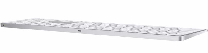 Клавиатура Apple Magic Keyboard with Numeric Keypad, серебристый (MXCJ3RS/A) Фото 3