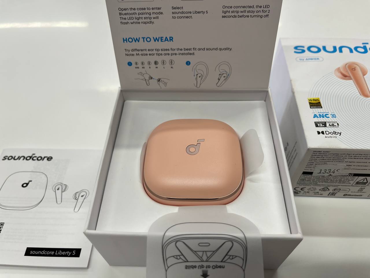 Anker SoundCore Liberty 5, абрикосовый Фото 2