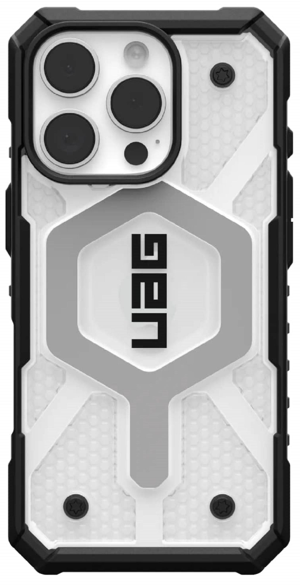 Чехол UAG Pathfinder c MagSafe для iPhone 16 Pro, прозрачный (114464114343) Фото 0