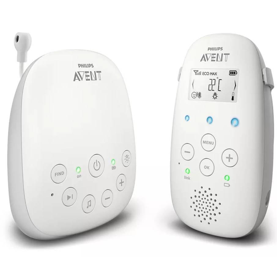 Радионяня Philips Avent Audio Baby Monitor DECT SCD713/26, белый Фото 0