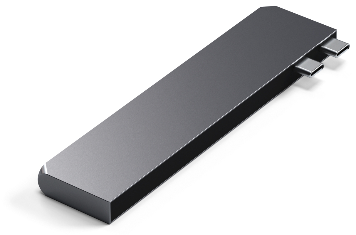 Адаптер Satechi USB-C Pro Hub Slim, серый космос (ST-HUCPHSM) Фото 0