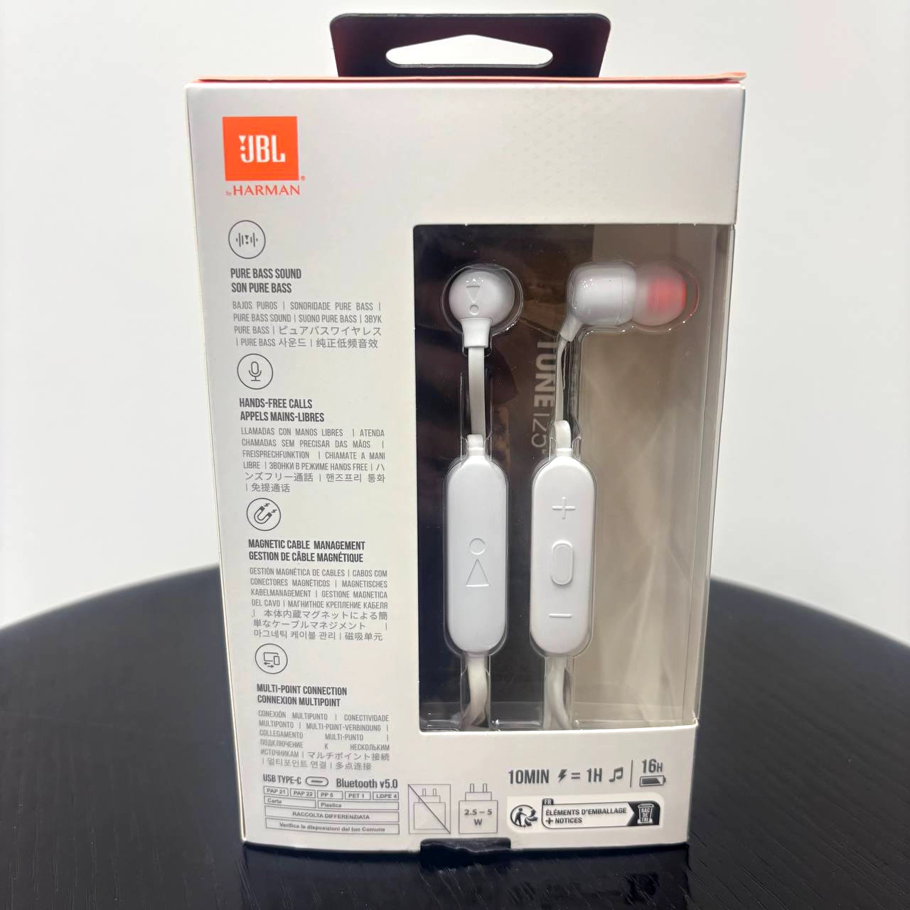 Беспроводные наушники JBL TUNE 125BT, белый Фото 3