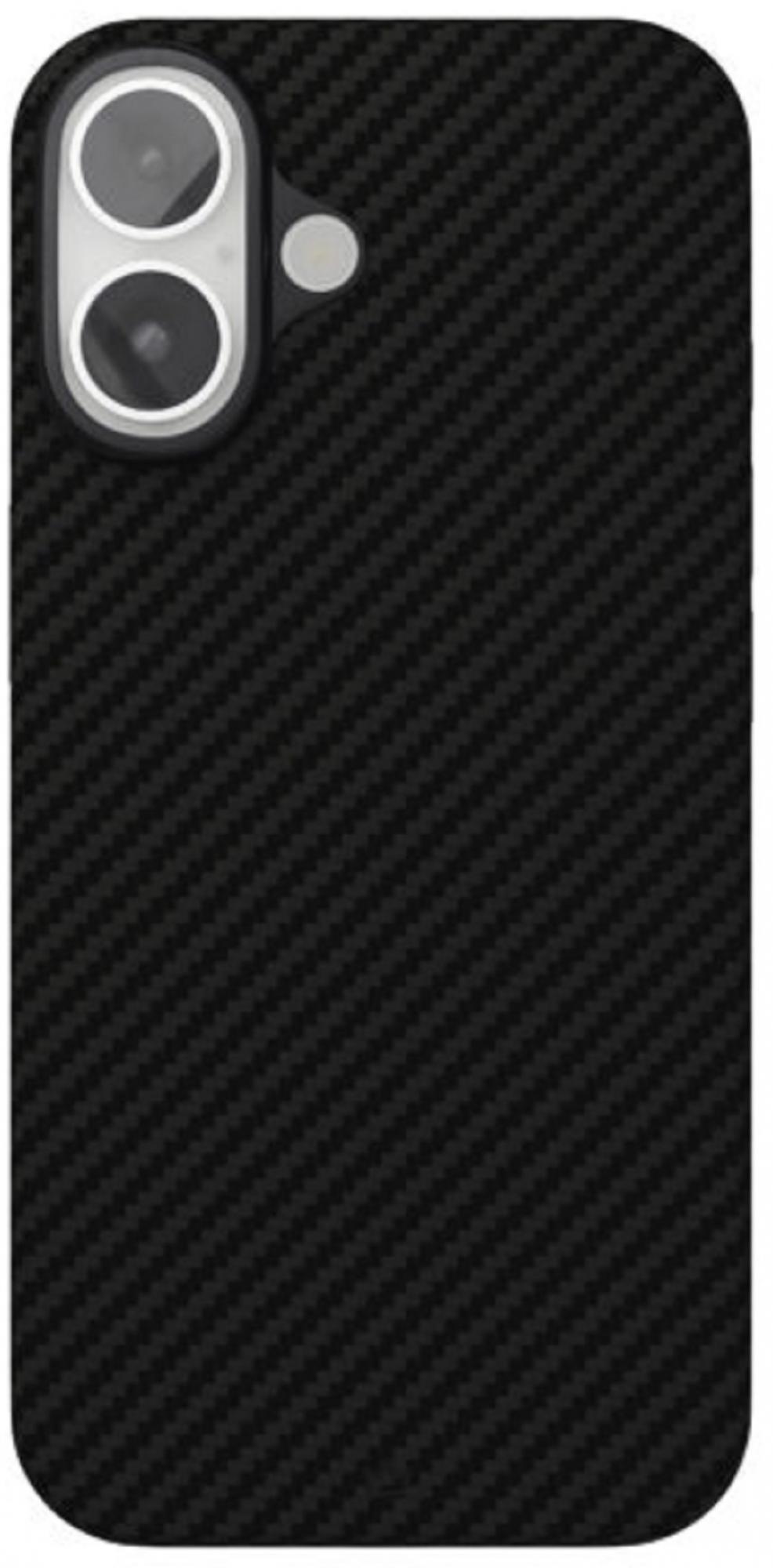 Чехол VLP Kevlar Case с MagSafe для iPhone 16, черный (1058039) Фото 0
