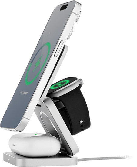 Беспроводное зарядное устройство uBear Balance, серебро WL09SL31-ADM Фото 0