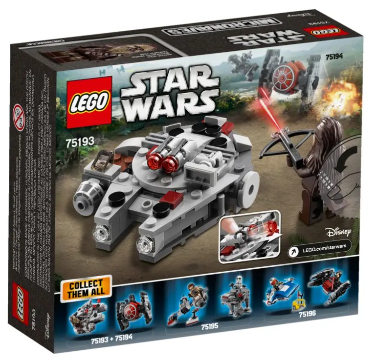 Конструктор LEGO Star Wars Millennium Falcon Microfighter (75193) Фото 3
