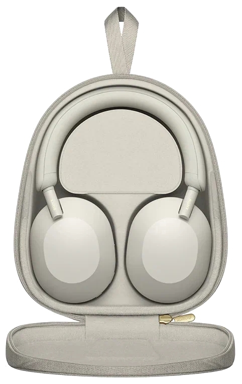 Беспроводные наушники Sony WH-1000XM5, серебристый Фото 4