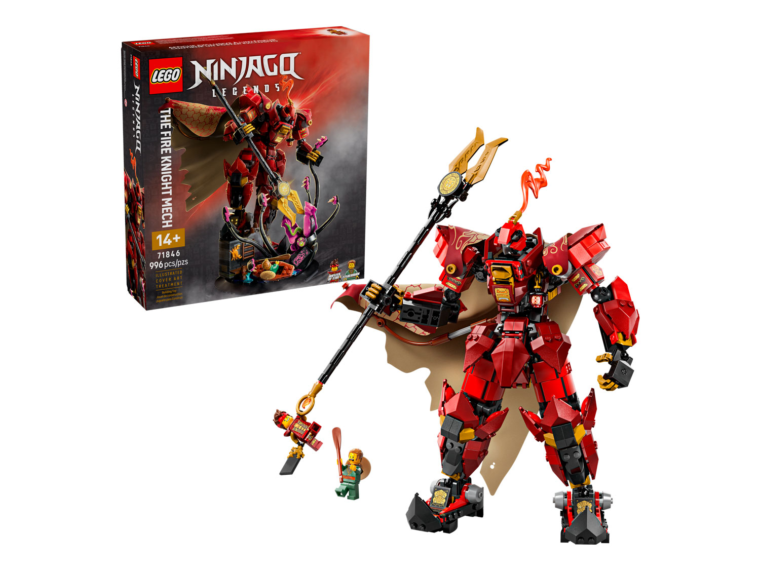 Конструктор LEGO Ninjago 71846 Боевой робот «Рыцарь огня» Фото 2