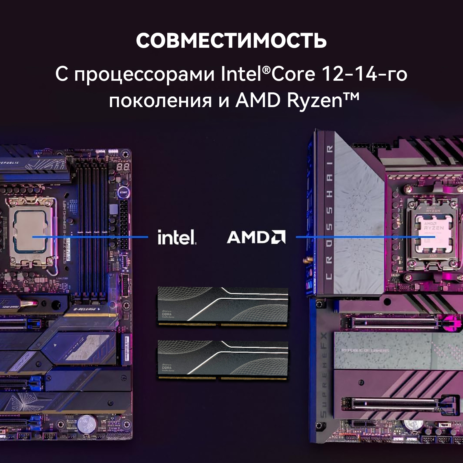 Оперативная память Reletech DDR4 PC, 2х16 Гб, DIMM, 3200 МГц_element_detail_photo