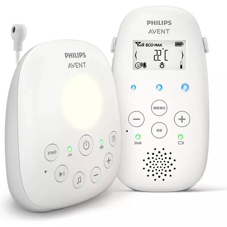 Радионяня Philips Avent Audio Baby Monitor DECT SCD713/26, белый Фото 2