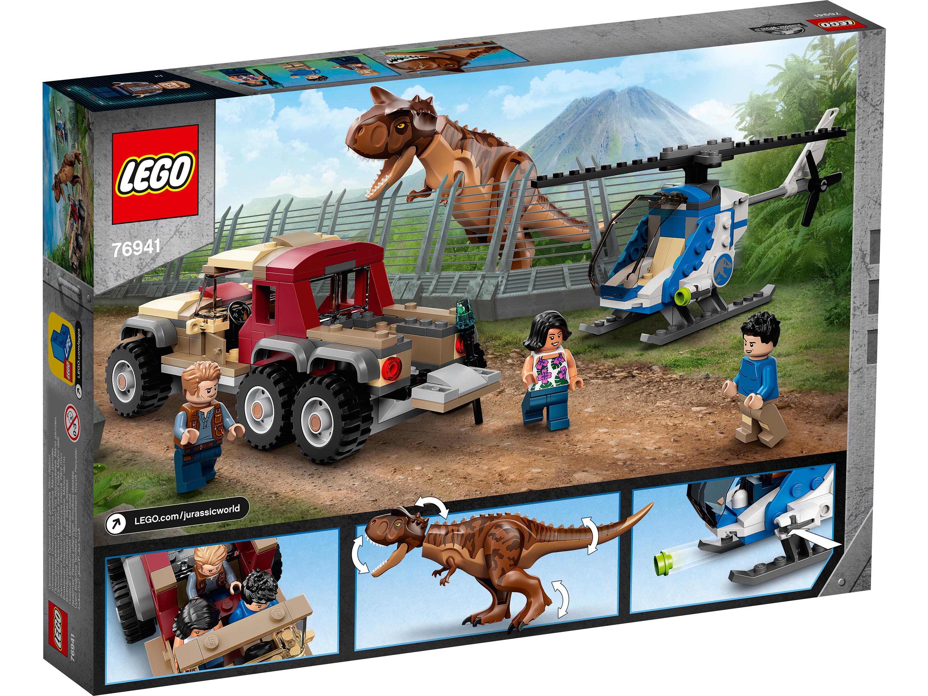 Конструктор LEGO Jurassic World 76941 Погоня за карнотавром Фото 7