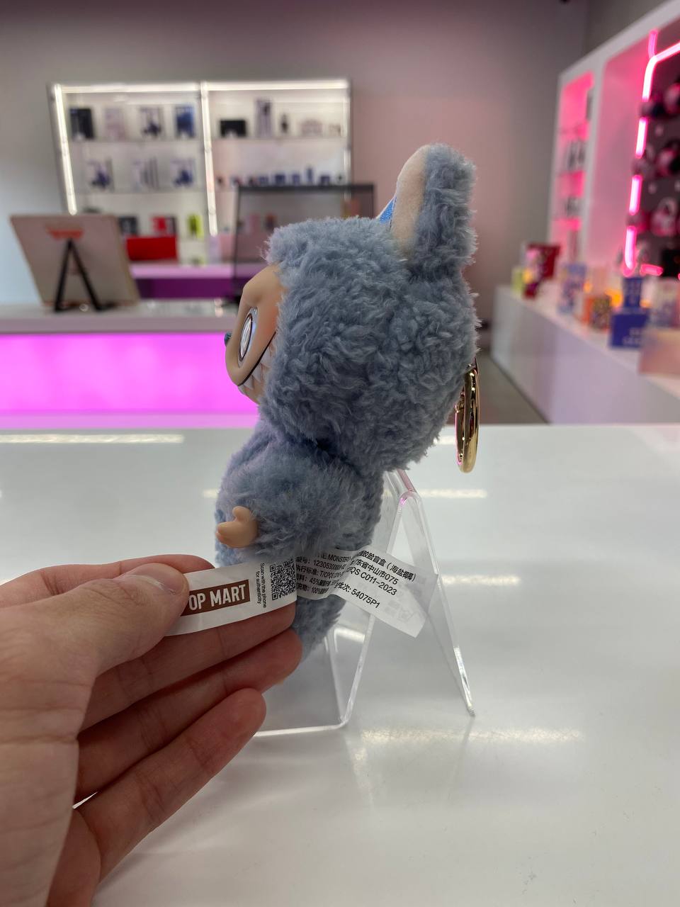 Pop Mart Labubu The Monsters "Exciting Macarons" Blind Box (1 штука), синий Фото 5