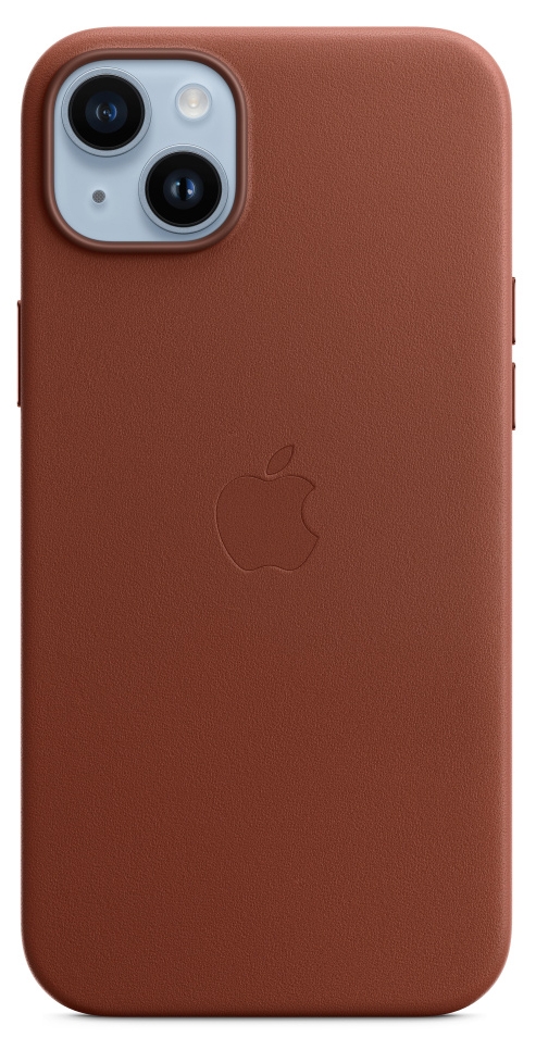 Кожаный чехол MagSafe для iPhone 14 Plus - Umber (MPPD3ZM/A) Фото 0