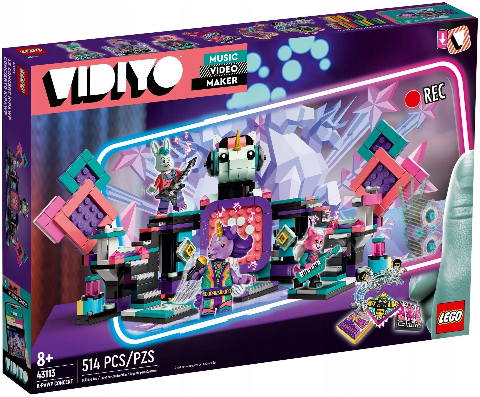 Конструктор LEGO Vidiyo 43113 Концерт в стиле К-поп Фото 0