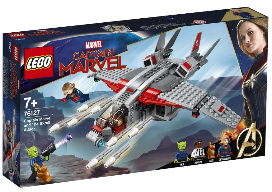 Конструктор LEGO Super Heroes 76127 Капитан Марвел и атака скруллов Фото 0