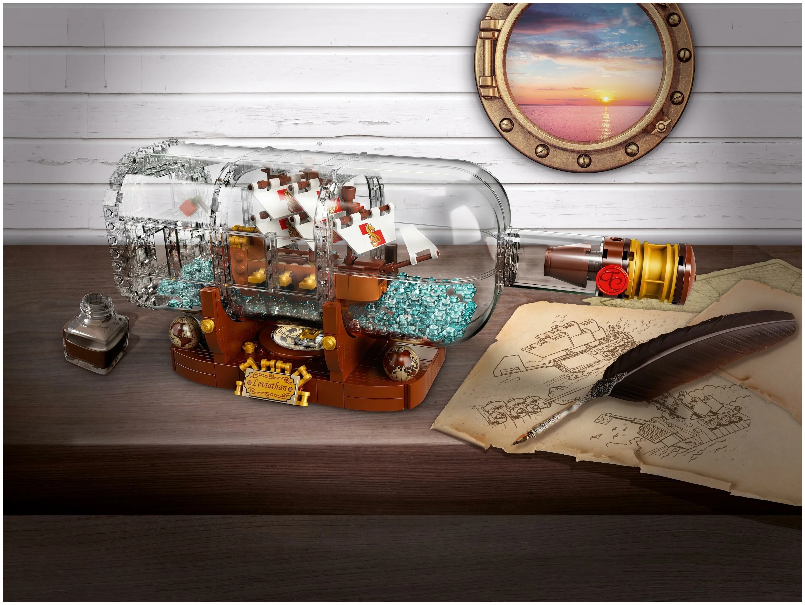 Конструктор Lego 92177 (21313) Ideas Корабль в бутылке Фото 3