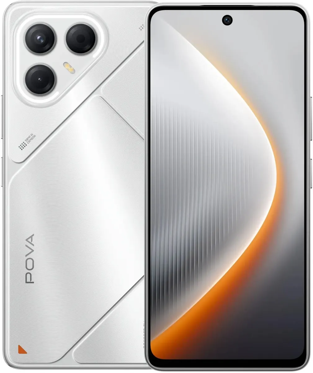 Смартфон TECNO Pova 7 5G 8/128 ГБ, серебристый Фото 0