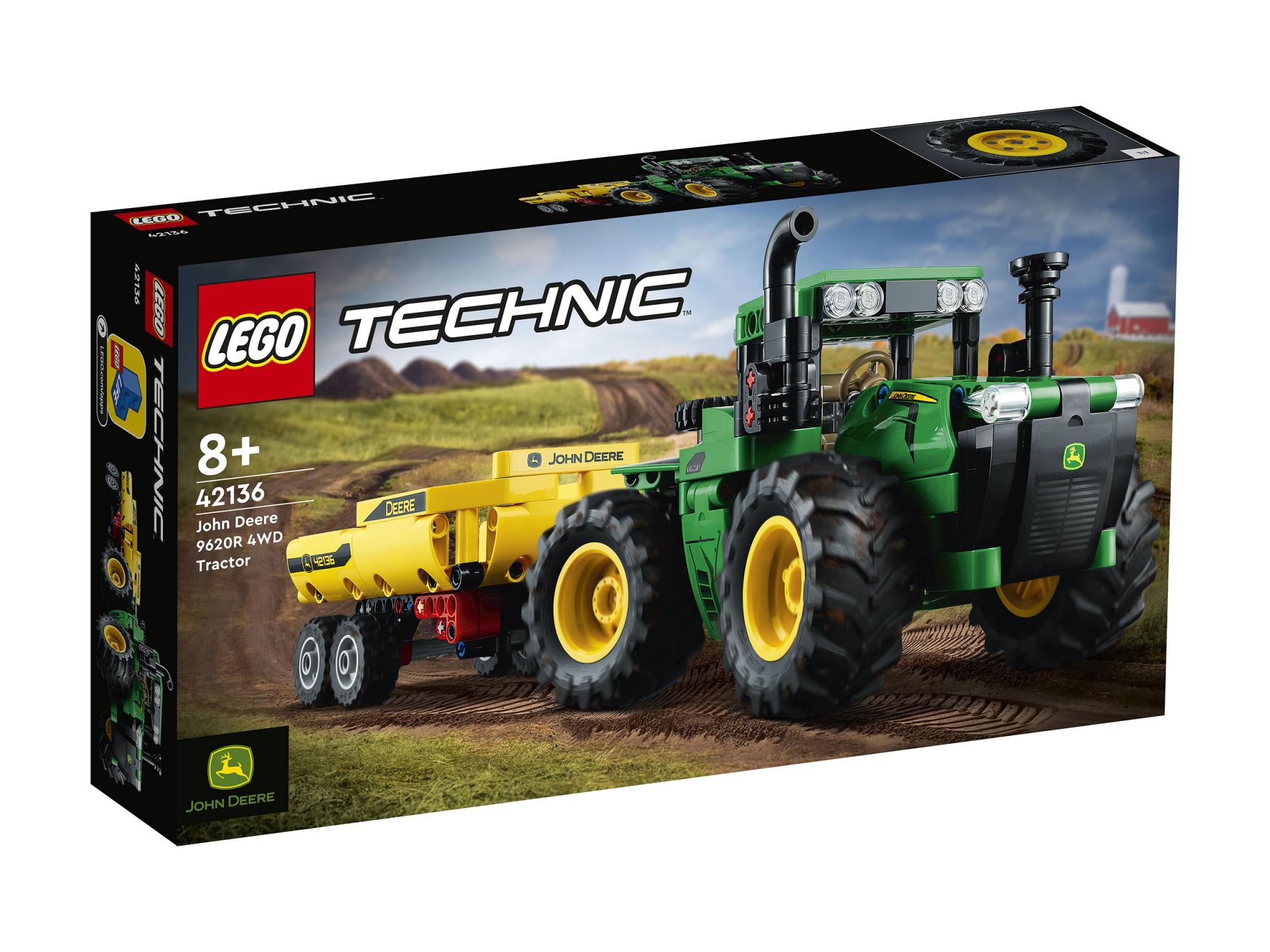 Конструктор LEGO Technic 42136 John Deere 9620R 4WD Tractor Фото 0
