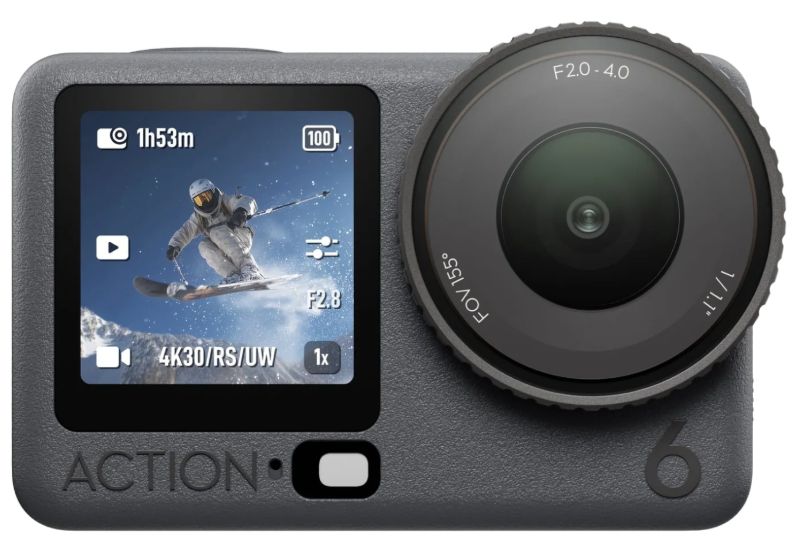 Экшн-камера DJI Osmo Action 6 Adventure Combo, черный Фото 0