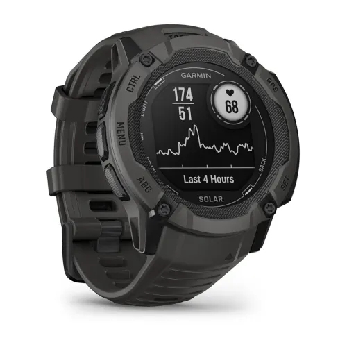 Смарт-часы Garmin Instinct 2X Solar Graphite, графит (010-02805-00) Фото 1