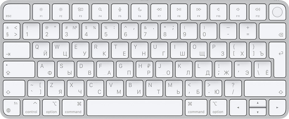Клавиатура Apple Magic Keyboard with Touch ID (MK293RS/A) Фото 0