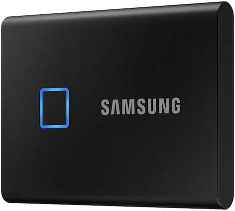 Внешний SSD Samsung T7 Touch 2 TB, MU-PC2T0S Фото 0
