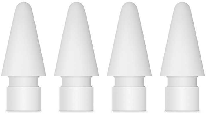 Сменные стержни Apple MLUN2/MX763, Apple Pencil Tips, белый Фото 0