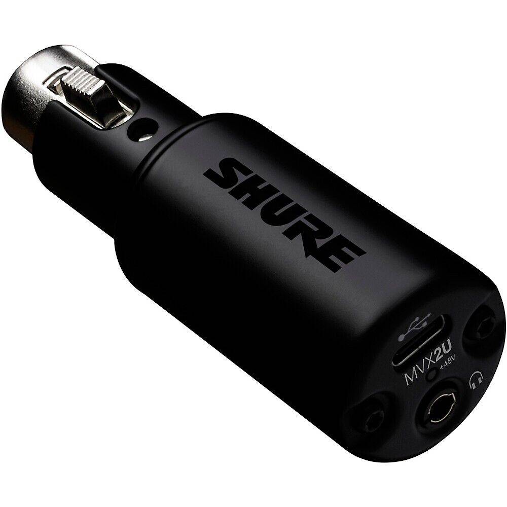 Аксессуары для микрофонов Shure MVX2U Digital Audio Interface, черный