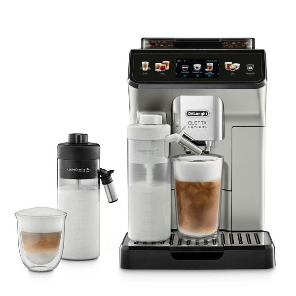 Кофемашина De'Longhi  ECAM 450.55 S, серебристый Фото 0