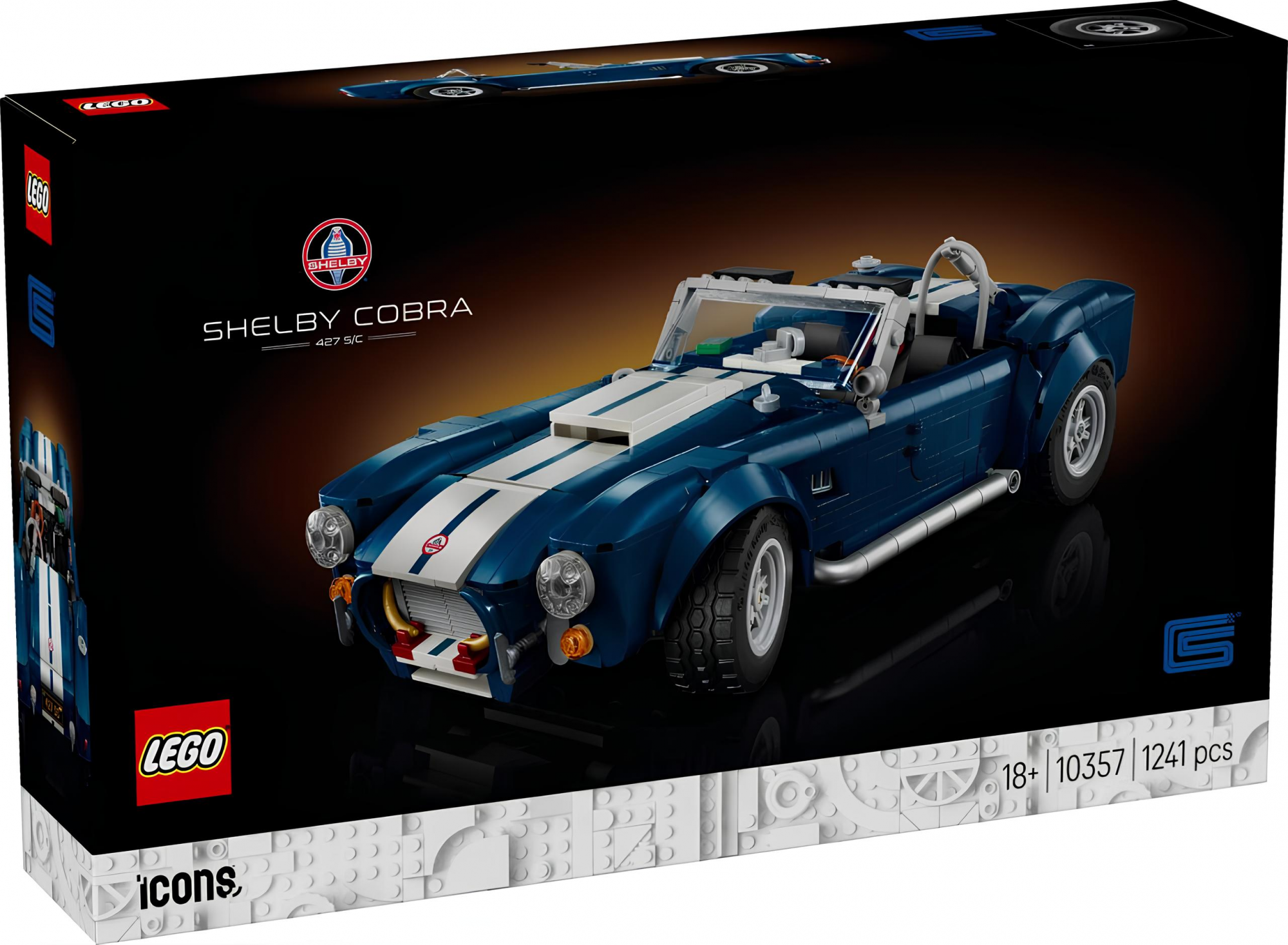 Конструктор LEGO Icons 10357 Shelby Cobra 427 S/C Фото 0