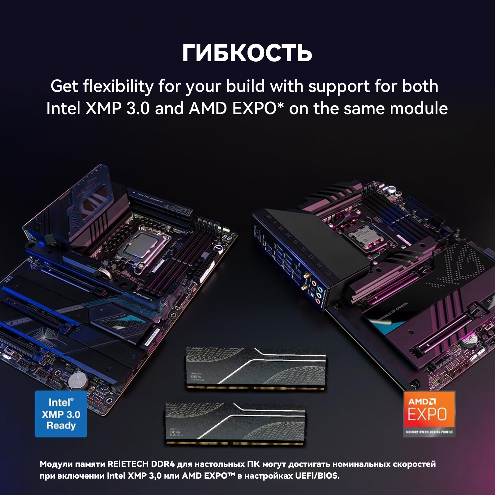 Оперативная память Reletech DDR4 PC, 2х16 Гб, DIMM, 3200 МГц_element_detail_photo