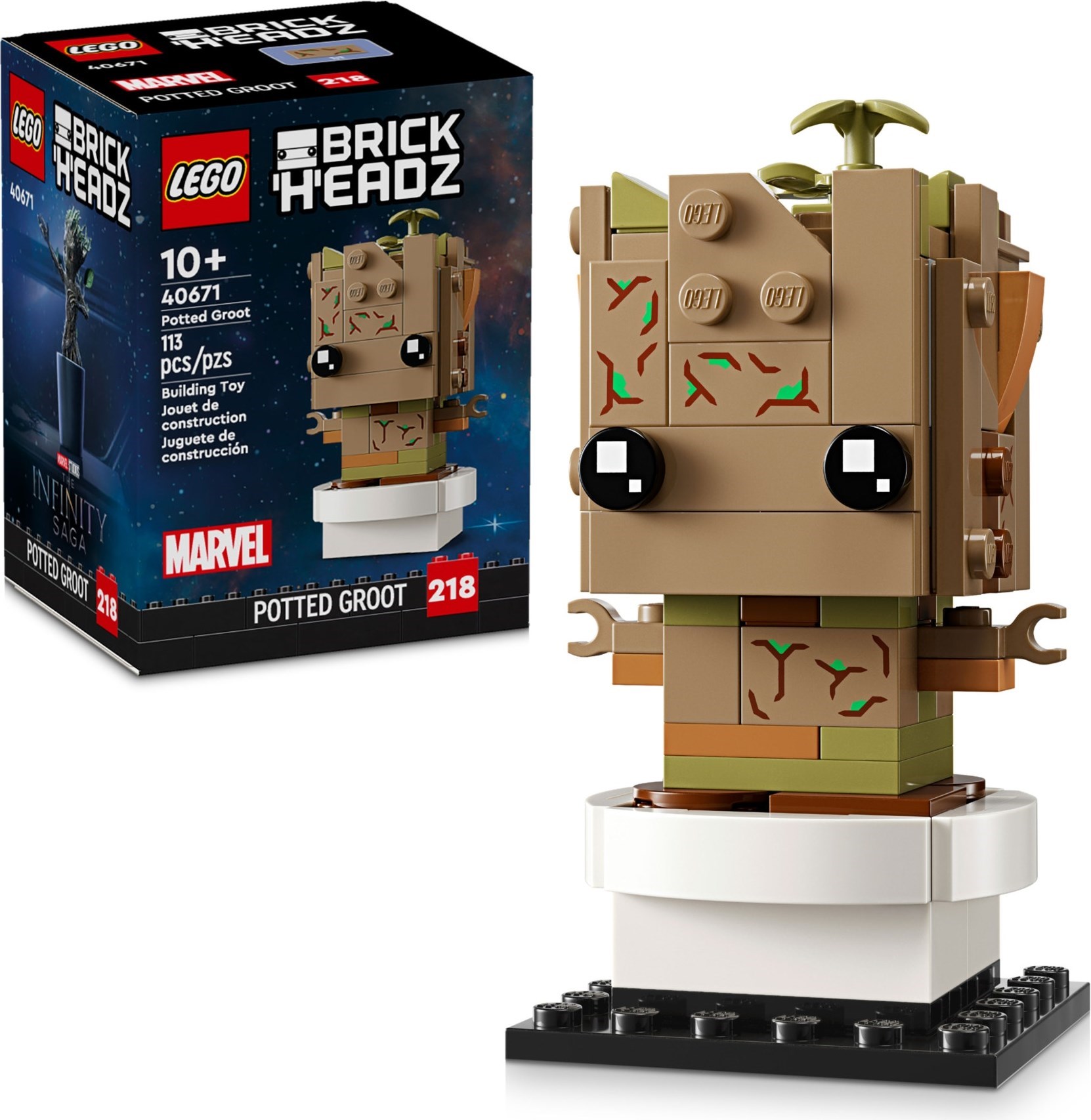 Конструктор LEGO BrickHeadz Грут в горшке 40671 Фото 2