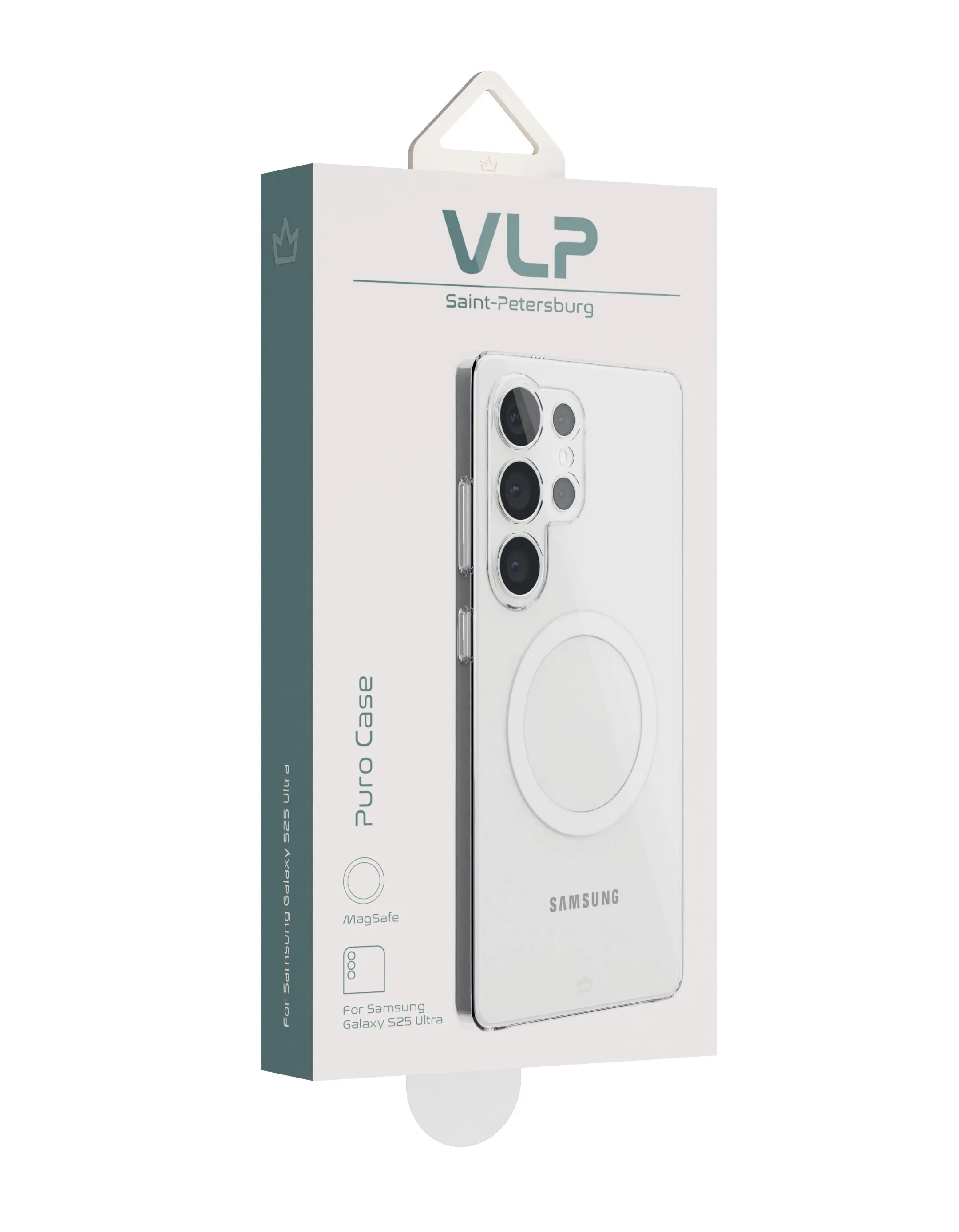 Чехол VLP Puro Case MagSafe для Samsung S25 Ultra, прозрачный (10521007) Фото 4