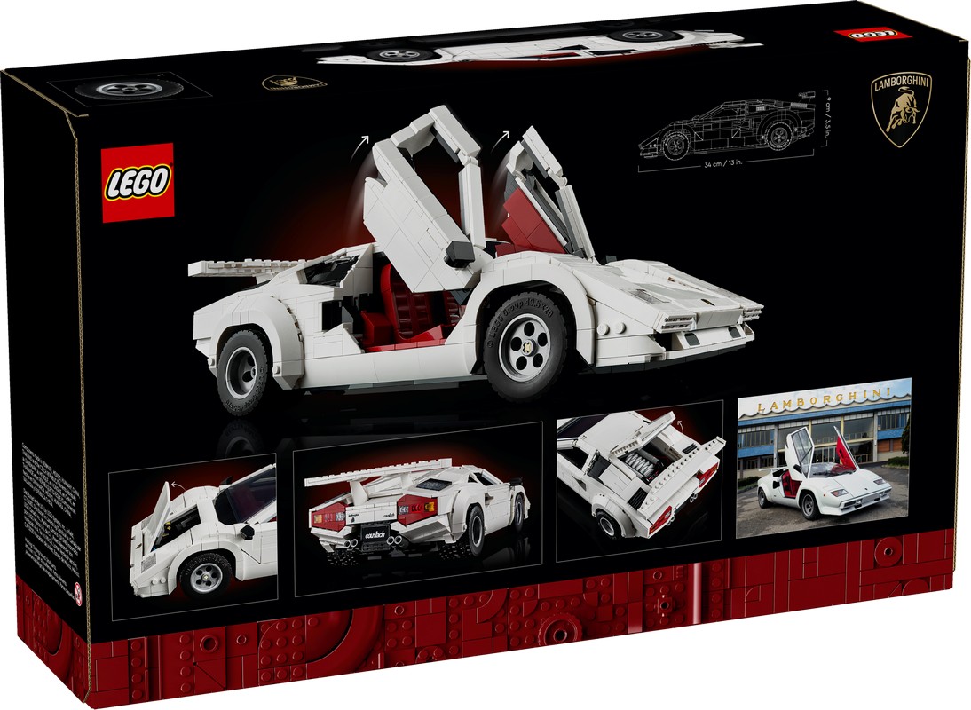Конструктор LEGO Lamborghini Countach 5000 Quattrovalvole 10337 Фото 7