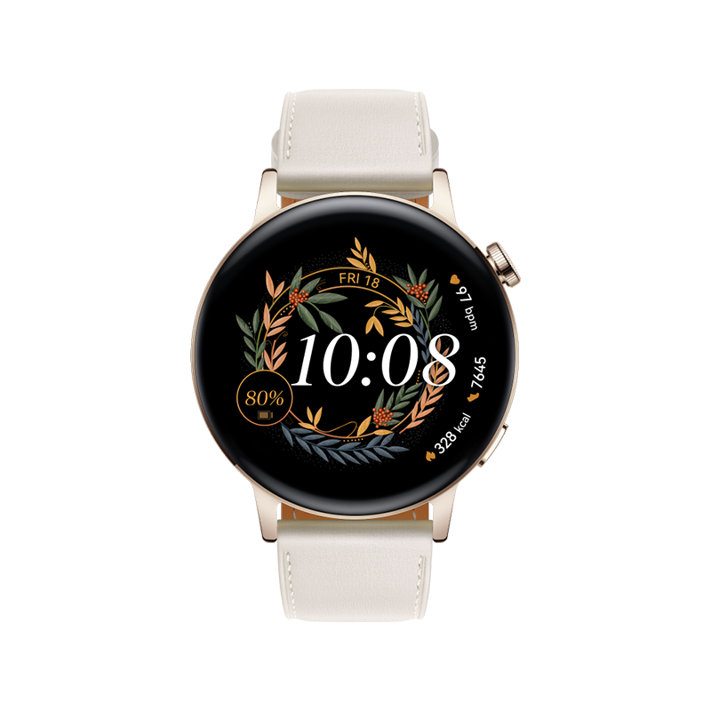 Смарт-часы  HUAWEI Watch GT 3 42 mm Classic, белый Фото 0