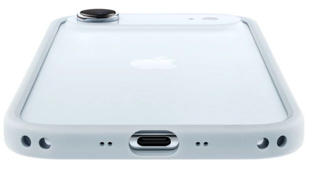 Бампер Apple Bumper для iPhone Air, серый (Light Grey) MH014FE/A Фото 5