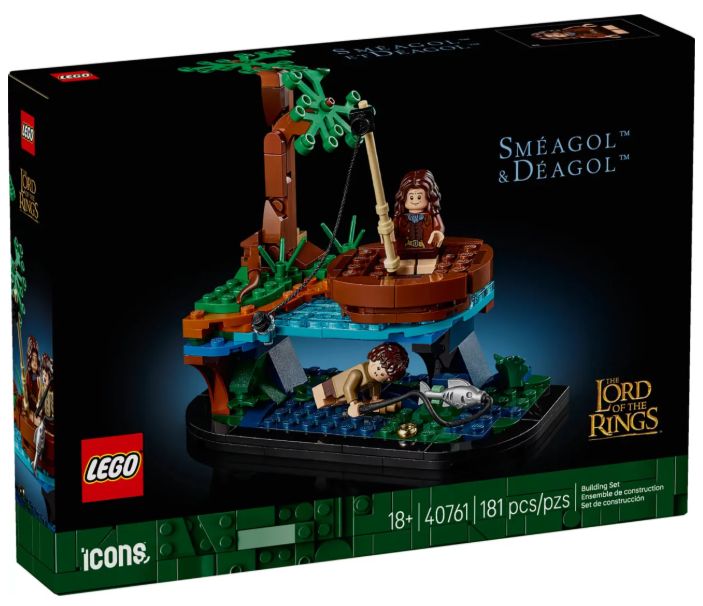 Конструктор LEGO Icons 40761 Властелин колец: Смеагол и Деагол Фото 0