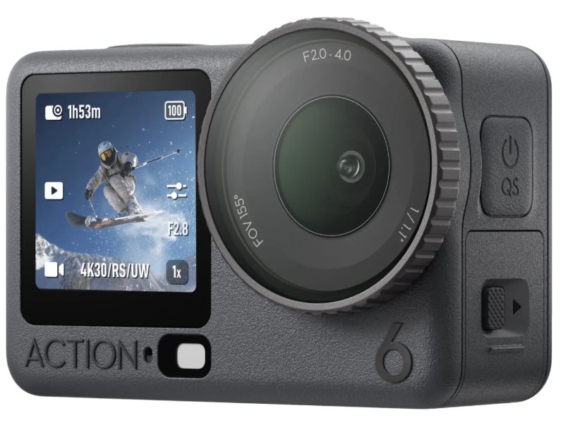 Экшн-камера DJI Osmo Action 6 Adventure Combo, черный Фото 1