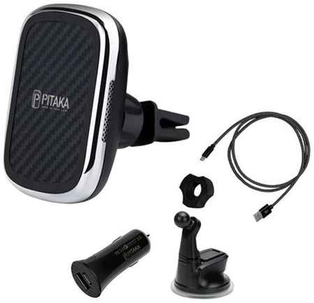 Автомобильный держатель PITAKA MagEZ Mount Qi Combo СMS003QCP Фото 0