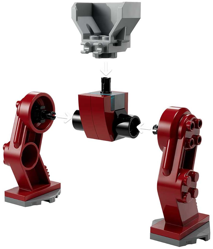 Конструктор LEGO 76263 Super Heroes Железный человек: Халкбастер против Таноса Фото 2